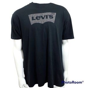 Levi Strauss & Co Men's Black Short Sleeve Crew Neck Pullover T Shirt Size XXL